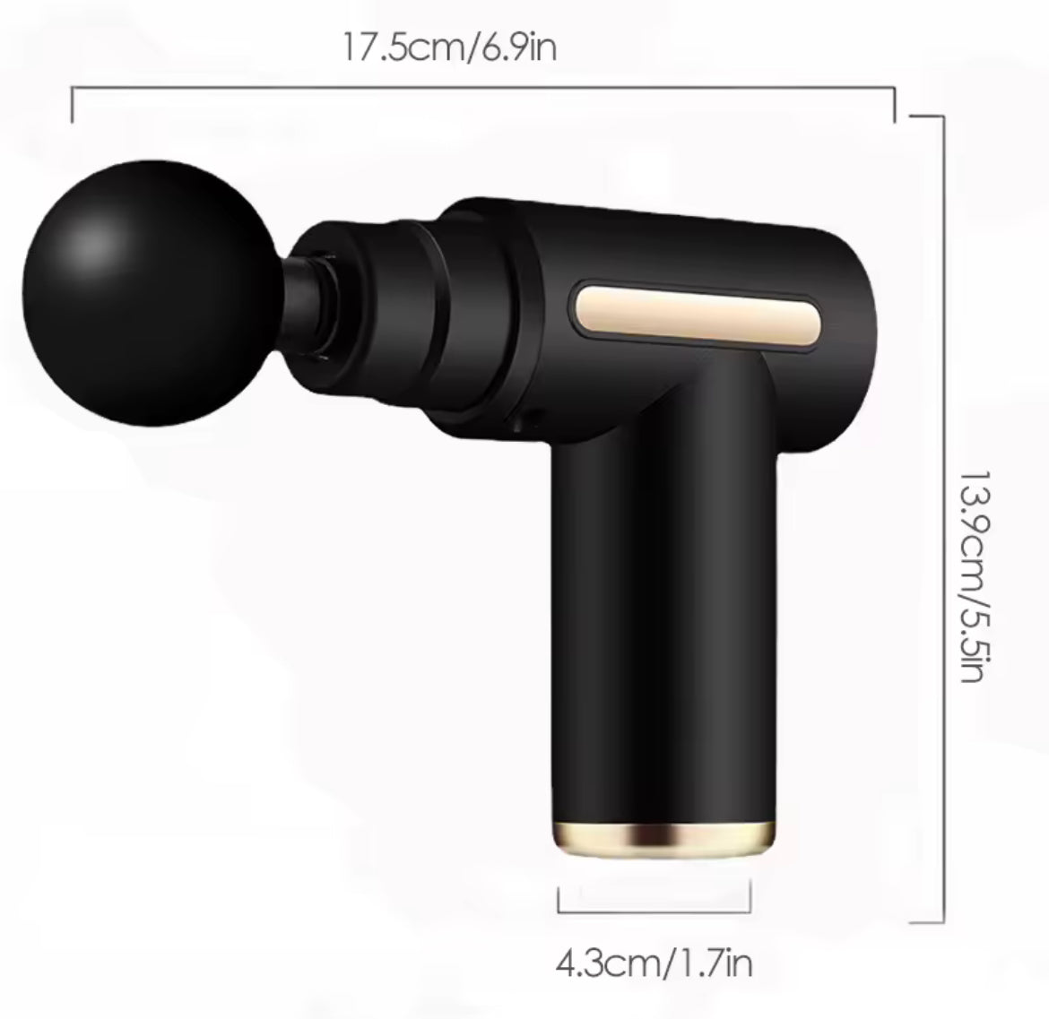 Fascial Massage Gun Electric Percussion Pistol Massager Body Neck Back Deep Tissue Muscle Relaxation Fitness Tool For Shoulder