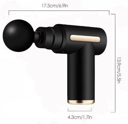 Fascial Massage Gun Electric Percussion Pistol Massager Body Neck Back Deep Tissue Muscle Relaxation Fitness Tool For Shoulder