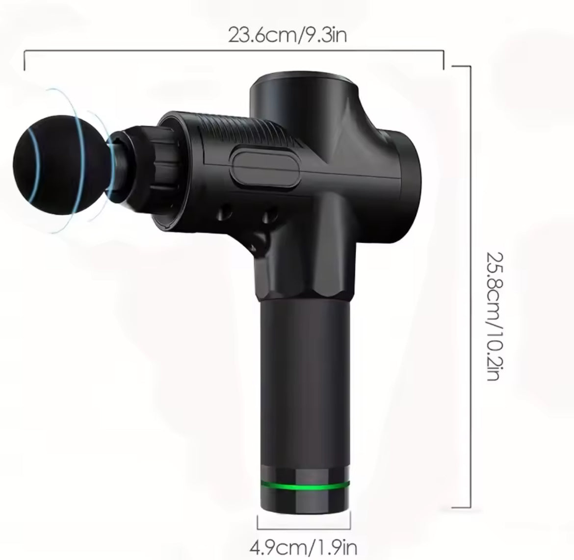 Fascial Massage Gun Electric Percussion Pistol Massager Body Neck Back Deep Tissue Muscle Relaxation Fitness Tool For Shoulder